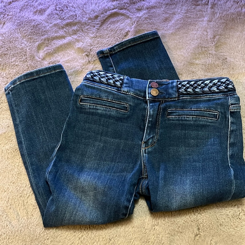 High rise cropped jeggings